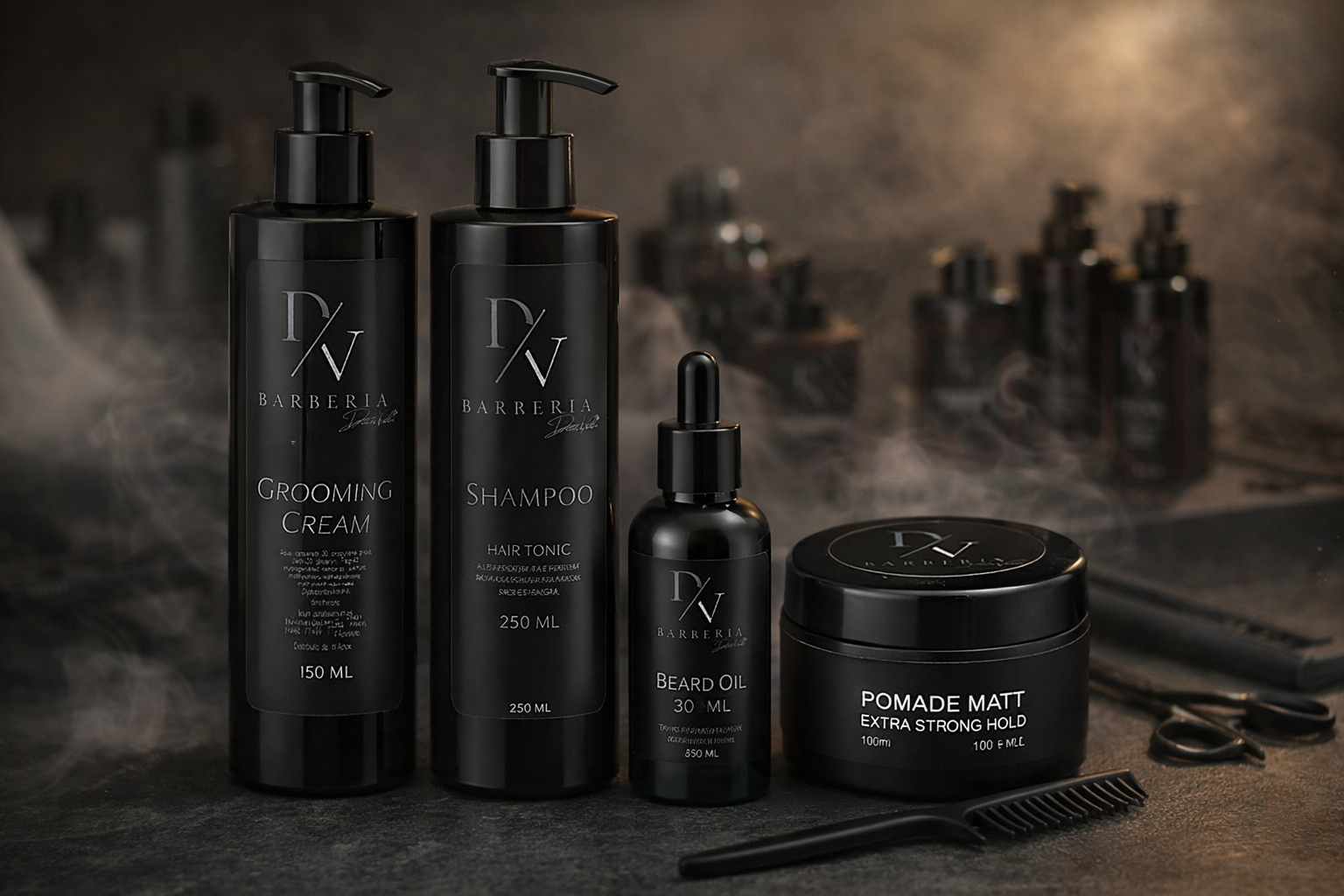 Prodotti professionali nel salone DV Barberia