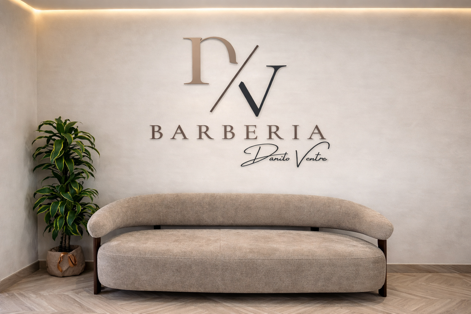 Postazione del salone DV Barberia